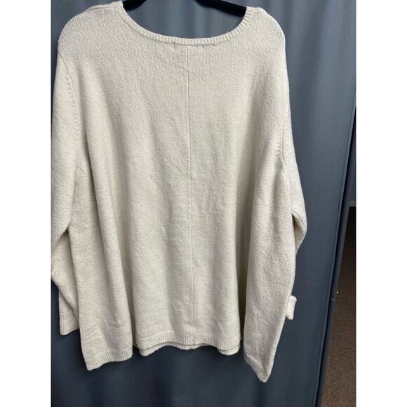 Ellos women’s sweater pullover with button detail, $25, 2x (b42) - Picture 7 of 8